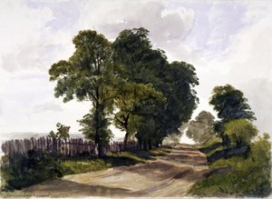 Belsize Lane, Hampstead, Londyn, 1842