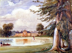 Widok Pałacu Kensington, Kensington, Londyn, ok. 1840 r.
