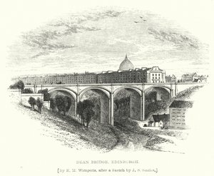 Dean Bridge, Edynburg (grafika)