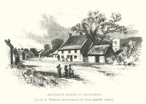 Dom Metcalfa w Spofforth (grawerowanie)