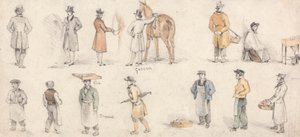 Badania kupców i stajennych autorstwa Edmund Thomas Parris