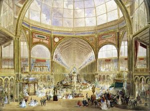 Wnętrze Międzynarodowej Wystawy 1862 autorstwa Edmund Walker