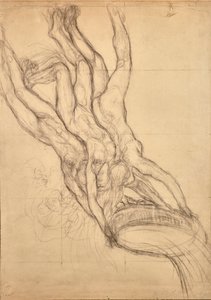 Hiady, ok. 1914 (ołówek na papierze) autorstwa Edoardo de Albertis