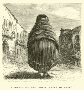 Kobieta z niższych rang Cuzco (grafika)