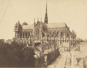 Katedra w Amiens autorstwa Édouard Baldus
