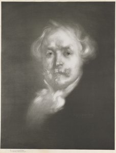 Edmond de Goncourt autorstwa Édouard Baldus