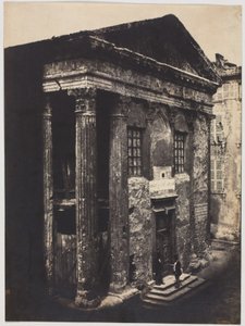 Fasada, Świątynia Augusta i Liwii, Vienne, 1851.