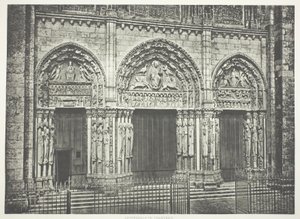 Portal główny, katedra w Chartres