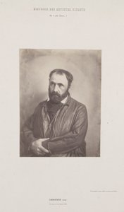 Portret Paula Chenavarda, z serii "Histoire des Artistes Vivants". autorstwa Édouard Baldus