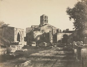 Saint-Honorat, Pres dArles, 1853. autorstwa Édouard Baldus