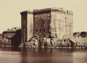 Tarascon. Château autorstwa Édouard Baldus
