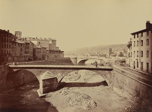 Vienne. St Colombe autorstwa Édouard Baldus