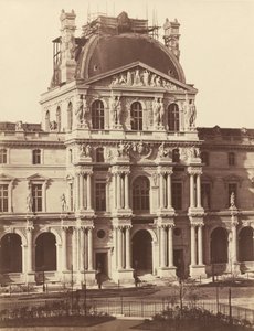Widok na Luwr, 1855-1857. autorstwa Édouard Baldus