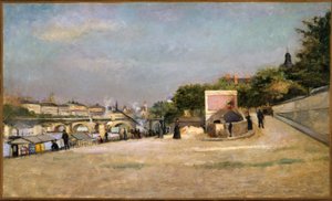 Pont des Arts i Pont-Neuf widziane z brzegu Pont des Saints-Pères, ok. 1880 r. (olej na płótnie)