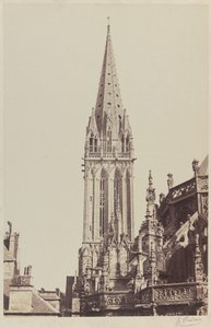 Kościół Saint-Pierre, Caen autorstwa Edouard Denis Baldus