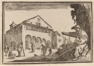 Przytułek autorstwa Edouard Eckman after Jacques Callot