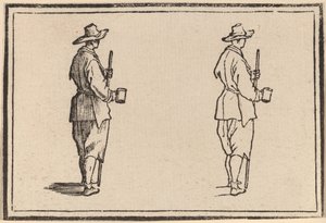 Chłop z Pucharem autorstwa Edouard Eckman after Jacques Callot