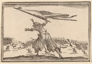 Standardowy okaziciel autorstwa Edouard Eckman after Jacques Callot