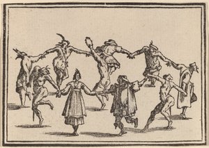 Taniec autorstwa Edouard Eckman after Jacques Callot