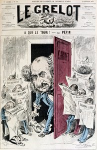 (Kreskówka o cenzurze gazet) - autorstwa Pépina, w „Le Grelot” z 18.02.1877 r.