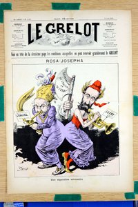 Okładka „Le Grelot”, numer 1054, Satyryka w Kolorach