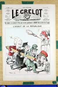 Okładka „”Le Grelot””, numer 908, Satirique en Couleurs