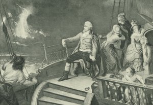 Haydn komponuje swoją twórczość (wklęsłodruk)