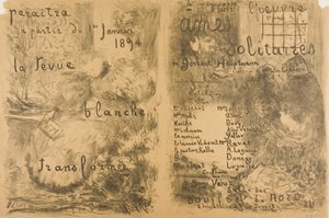 "La Revue Blanche" Przemienione i samotne dusze