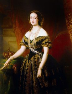 francuska cesarzowa Eugenia autorstwa Edouard Louis Dubufe