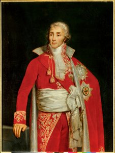 Portret Josepha Fouche, księcia Otranto (1759-1820) w stroju ministra policji. Obraz Edouarda Louisa Dubufe (1820-1883). 19 wiek. Ciemny. 1,31 x 0,98m. autorstwa Edouard Louis Dubufe
