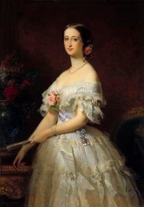 Portret Eugenii Imperatrice (1826-1920). Obraz Edouarda Louisa Dubufe (1820-1883)