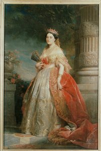 Księżniczka Matylda, córka Napoleona ... (obraz na płótnie) autorstwa Edouard Louis Dubufe