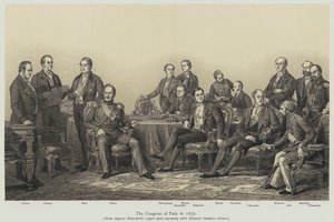 Kongres Paryski autorstwa Edouard Louis Dubufe
