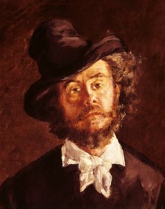 Artysta (portret malarza, Marcellin Desboutin) autorstwa Édouard Manet