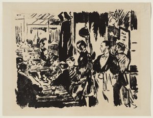 W kawiarni autorstwa Édouard Manet
