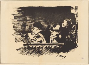 Au Paradis (na balkonie) autorstwa Édouard Manet