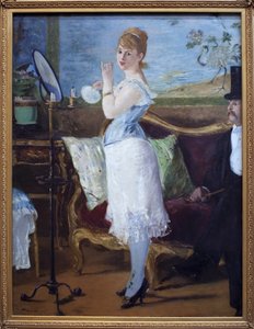 Dziecko. (Portret aktorki Henriette Hauser, znanej jako Citron, w roli Nany, prostytutki w powieściach Emila Zoli (1840-1902). Obraz Edouarda Maneta (1832-1883), olej na płótnie autorstwa Édouard Manet