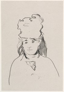 Berthe Morisot, 1872. autorstwa Édouard Manet