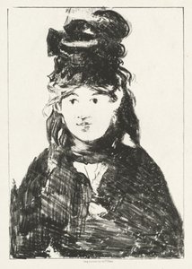 Berthe Morisot, 1872. autorstwa Édouard Manet