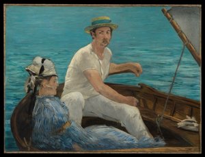 Pływanie łódką autorstwa Édouard Manet