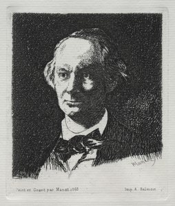 Charles Baudelaire autorstwa Édouard Manet