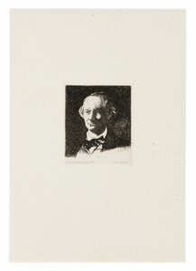 Charles Baudelaire, Pełna twarz III autorstwa Édouard Manet