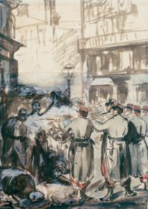 Barykada autorstwa Édouard Manet