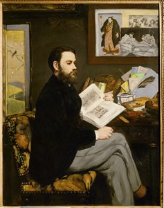 Emile Zola (olej na płótnie) autorstwa Edouard Manet