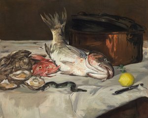 Ryba martwa natura, 1864. autorstwa Édouard Manet