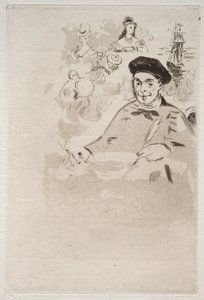 Frontyspis do wydania Les Ballades Theodore de Banville autorstwa Édouard Manet