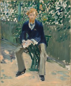George Moore w Ogrodzie Artysty autorstwa Édouard Manet