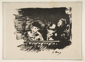 W Galerii Górnej Au Paradis, 1877. autorstwa Édouard Manet