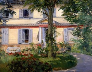 Dom w Rueil autorstwa Édouard Manet