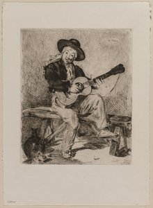Le Guitarrero autorstwa Édouard Manet